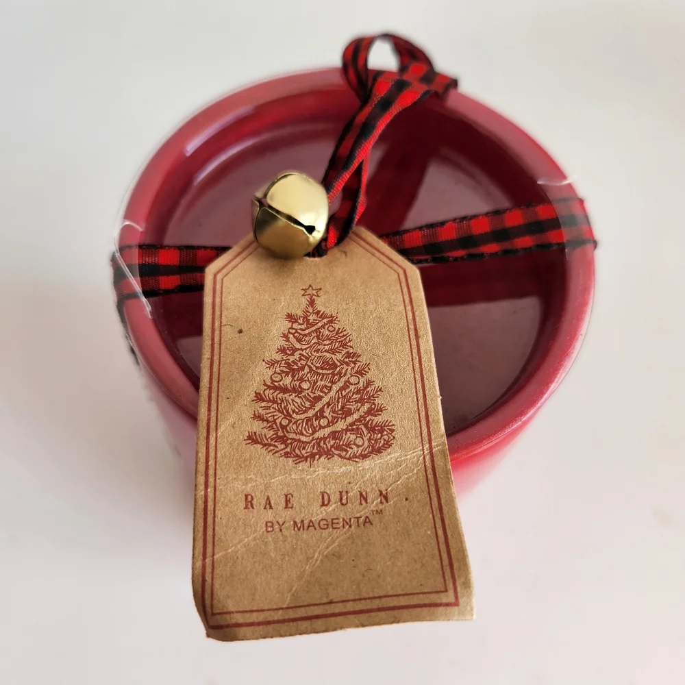 Rae Dunn by Magenta Log Fire Christmas Candle  13.2 oz